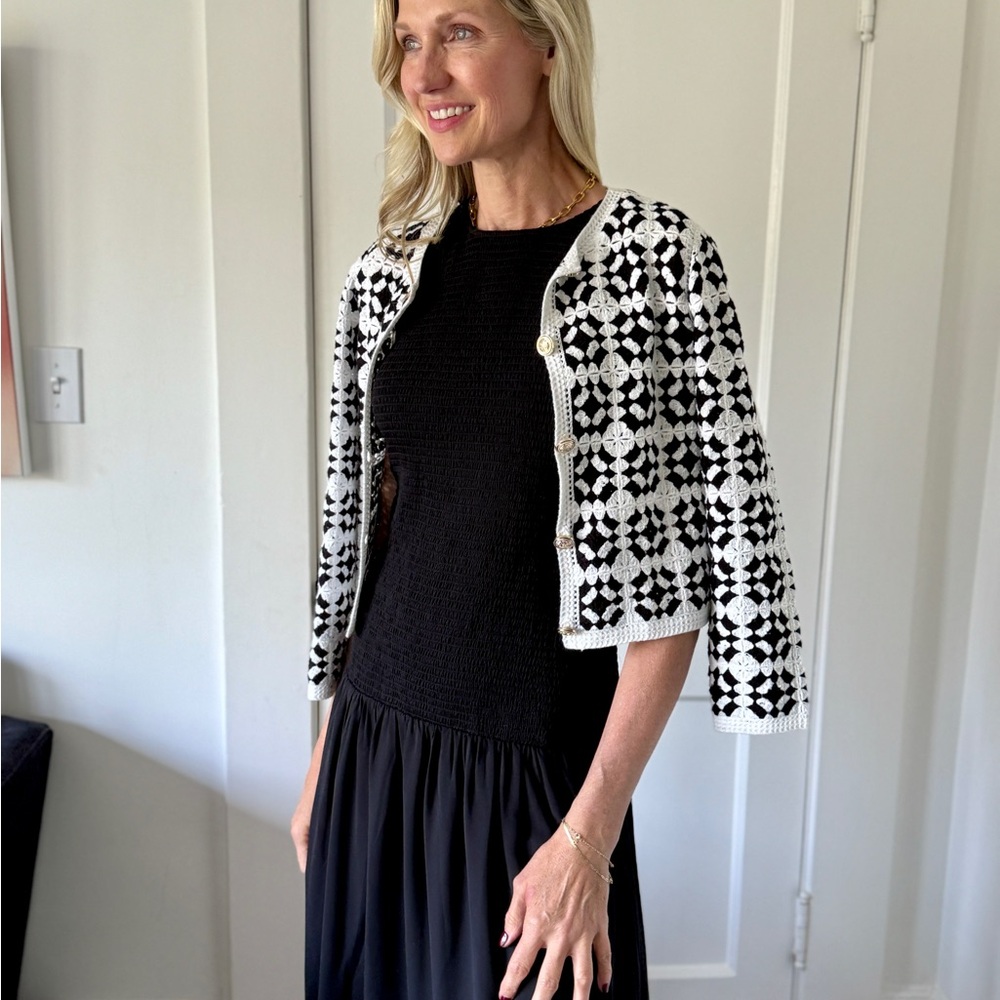 Ann Taylor Cardigan and Dress Set